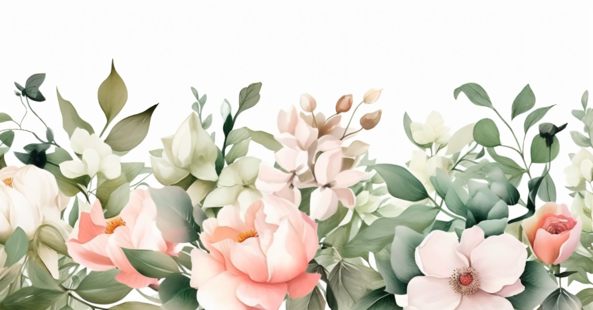 Watercolor Floral Background 361 #363521 - TemplateMonster