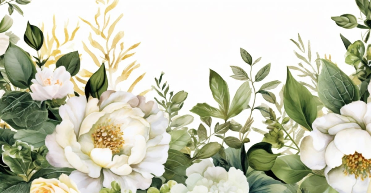 Watercolor Floral Background 496 #363960 - TemplateMonster