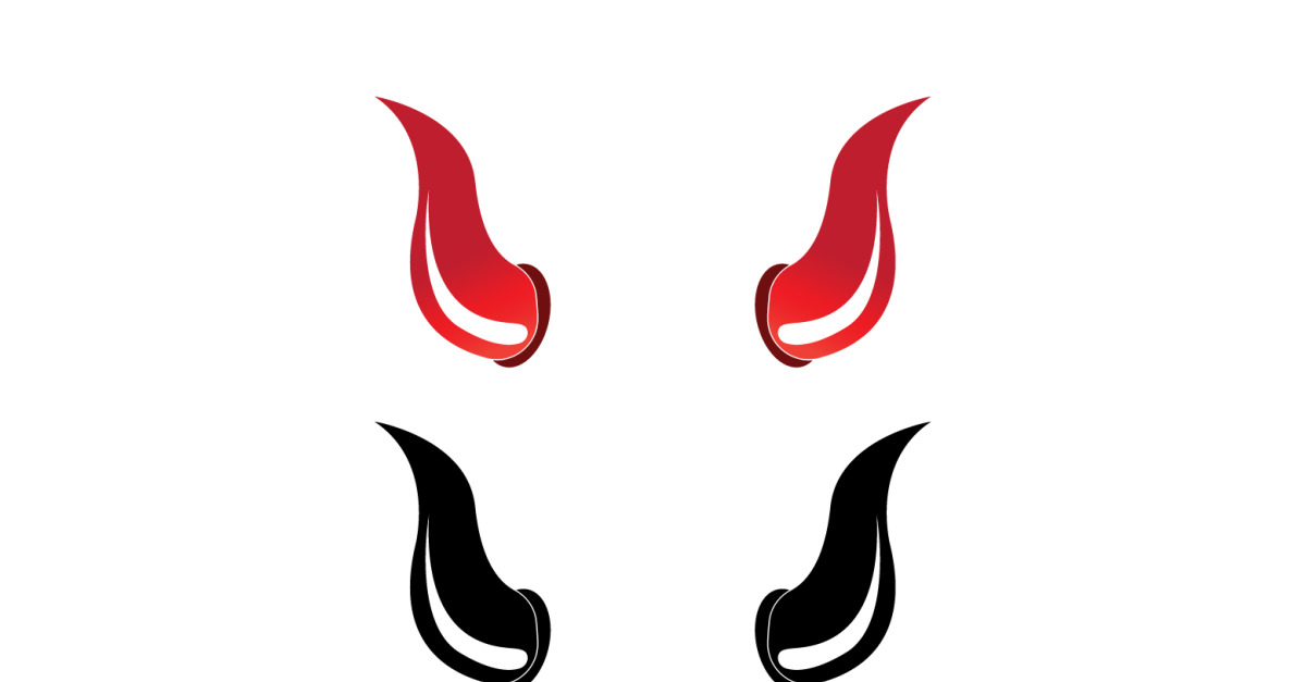 Devil horn red template logo v21 365150 TemplateMonster