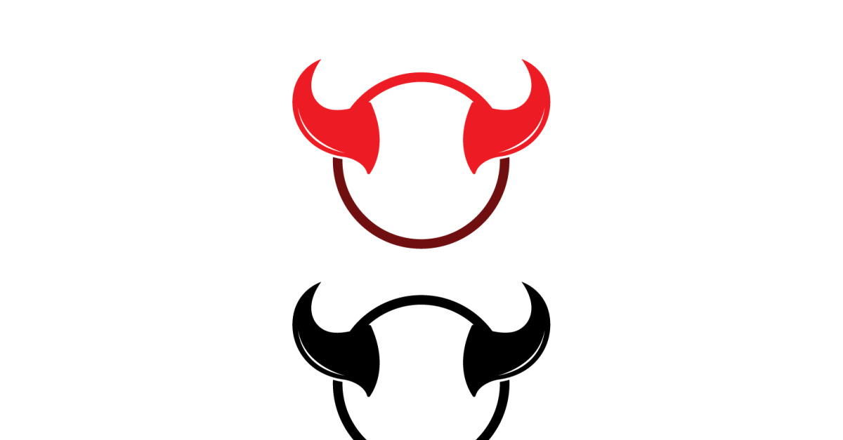 Devil horn red template logo v29 365159 TemplateMonster