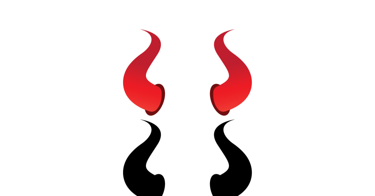Devil horn red template logo v2 365134 TemplateMonster