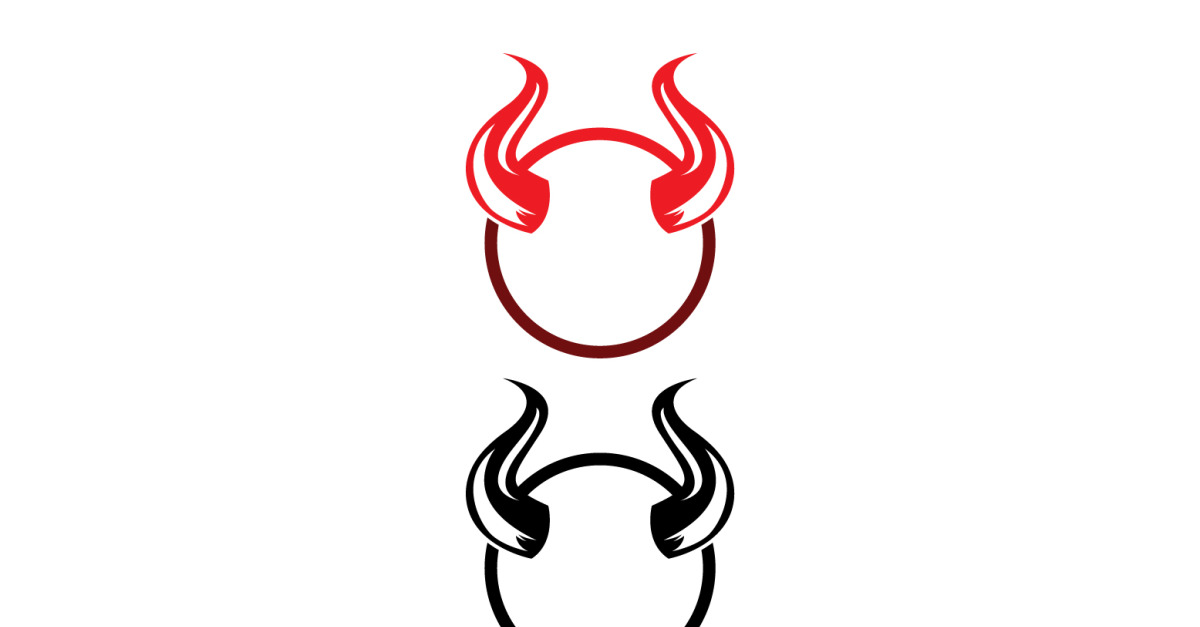 Devil horn red template logo v31 365155 TemplateMonster