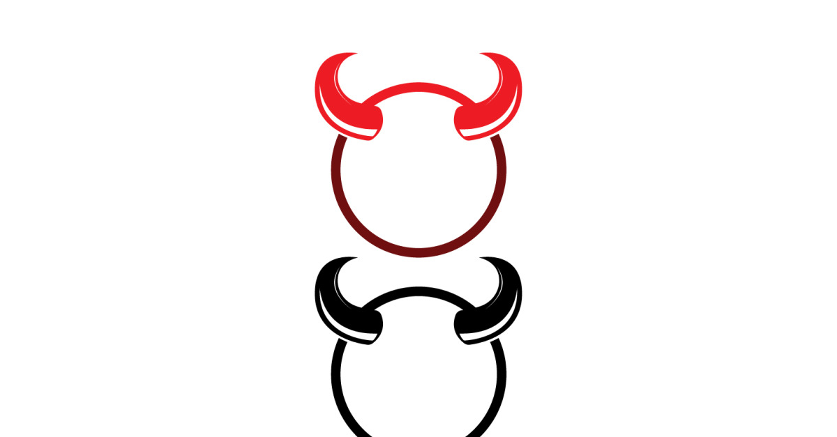 Devil horn red template logo v36 365170 TemplateMonster