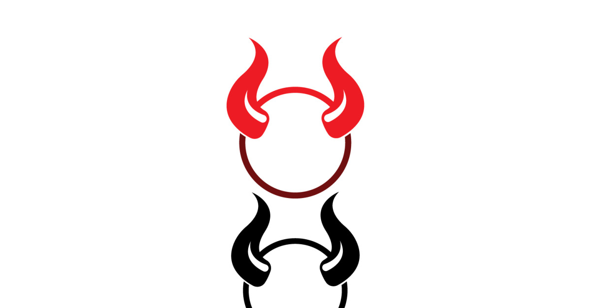 Devil horn red template logo v37 365176 TemplateMonster