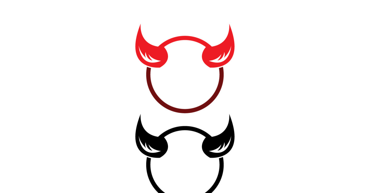 Devil horn red template logo v40 365168 TemplateMonster
