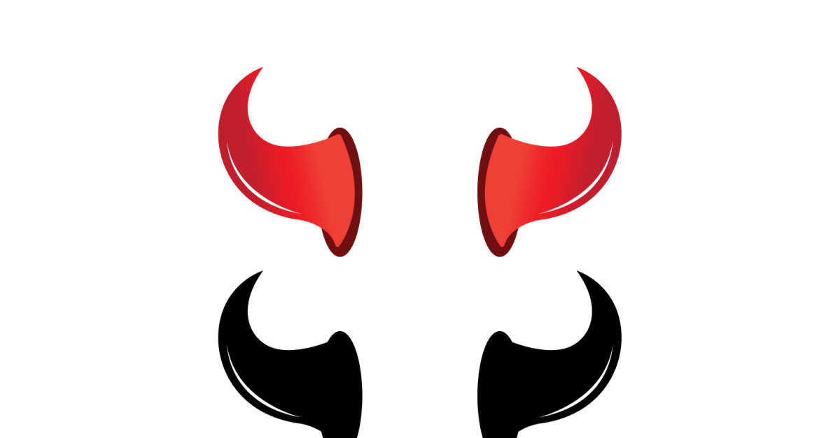 Devil horn red template logo v5 365133 TemplateMonster