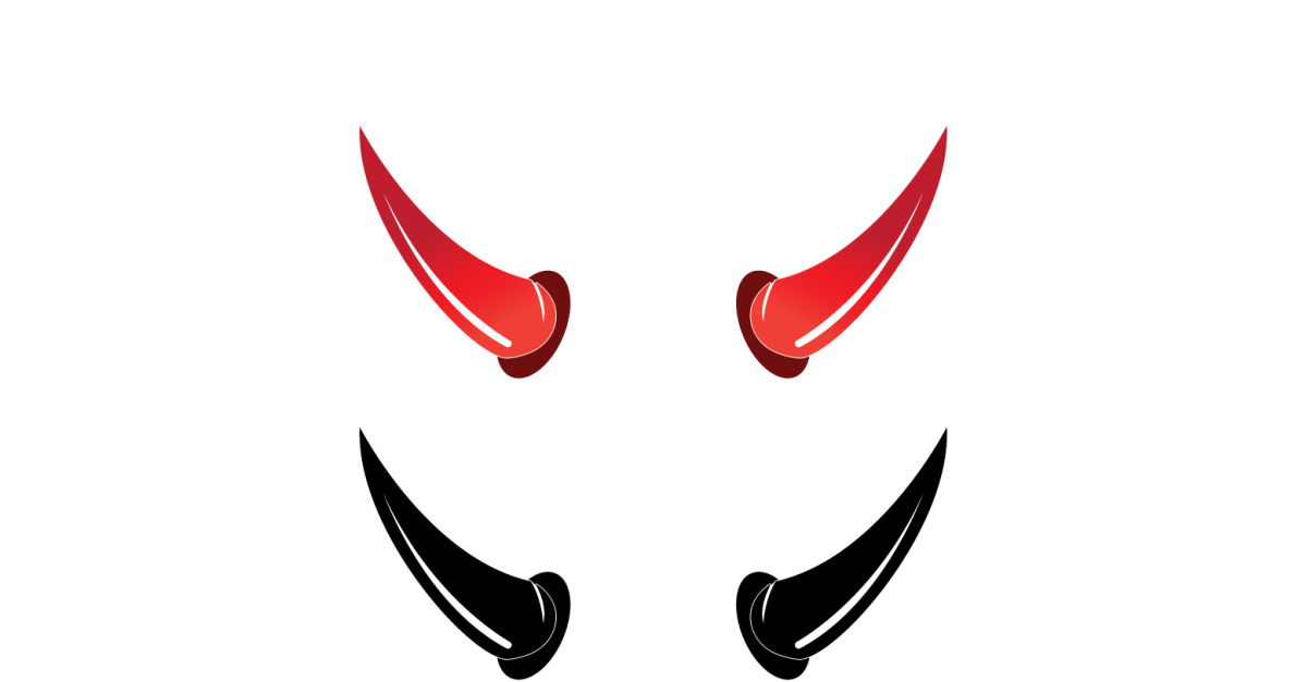 Devil horn red template logo v8 365139 TemplateMonster