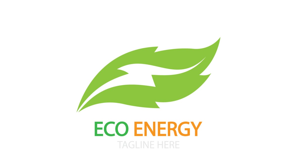 Green eco leaf template vector logo v12 - TemplateMonster