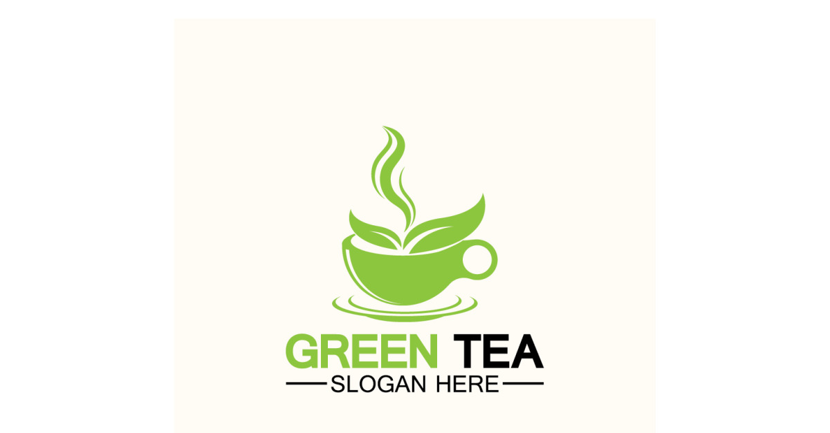 Green Tea Health Template Logo V13 #365235 - Templatemonster