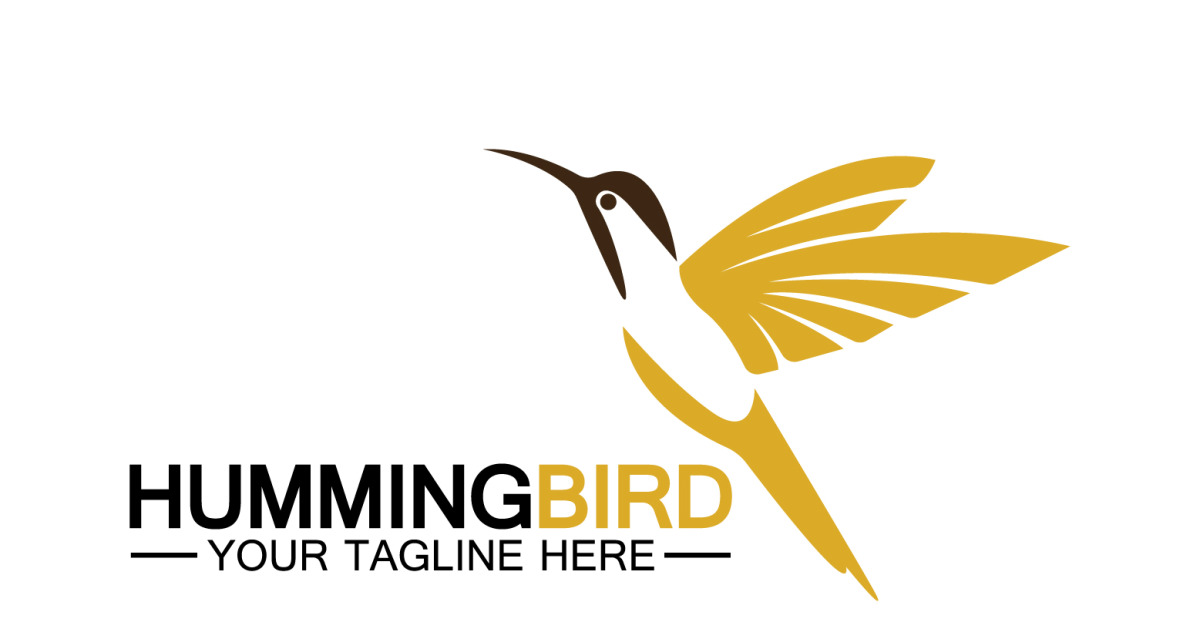 Hummingbird icon logo template v18 #365338 - TemplateMonster