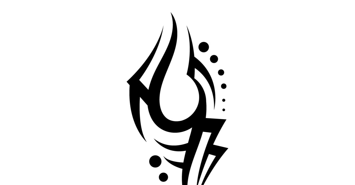 Vector V28 Tribal tattoo vector template logo v28 - TemplateMonster
