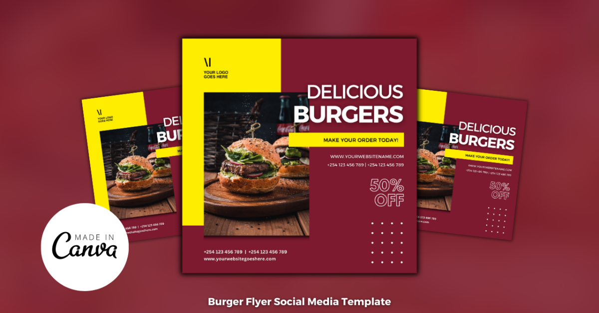 Burger Restaurant Flyer Template 365908 Templatemonster 1719