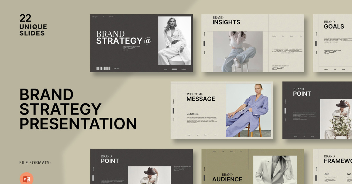 Brand Strategy Presentation PowerPoint Template