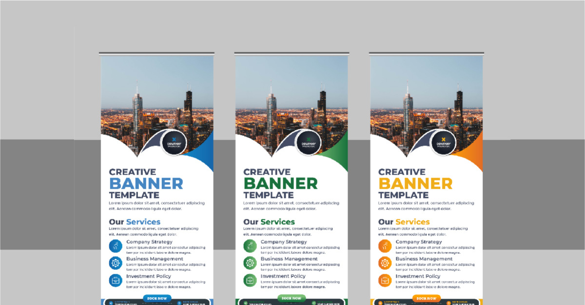 Şirket reklamı roll up banner, Roll Up Banner