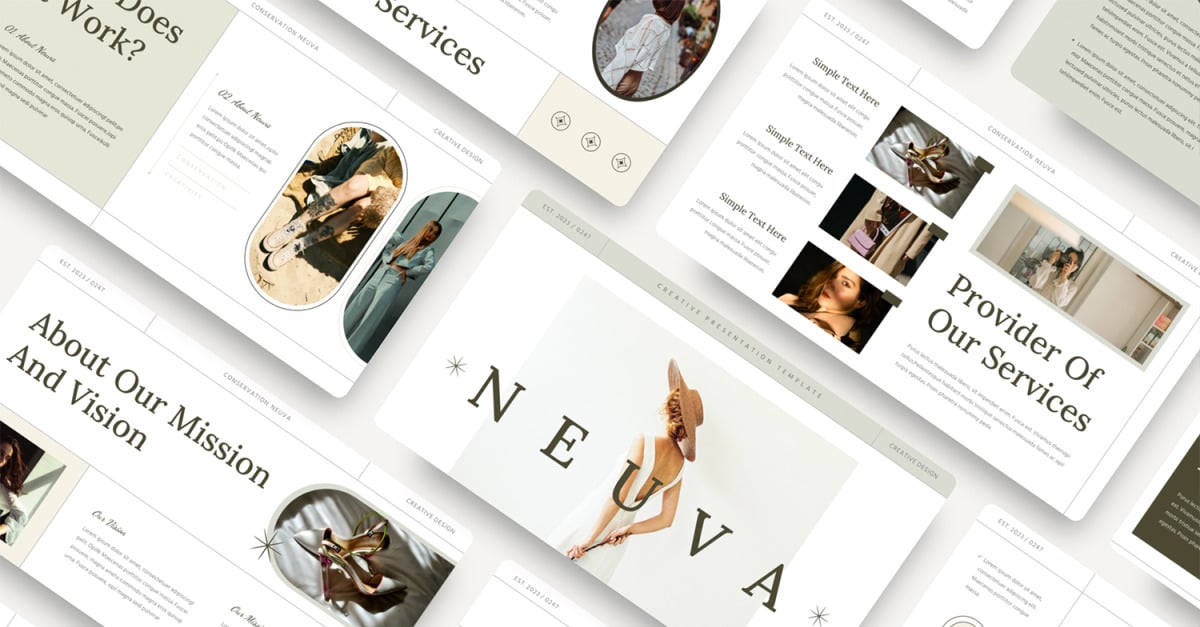 Neuva - Creative Google Slide Template - TemplateMonster