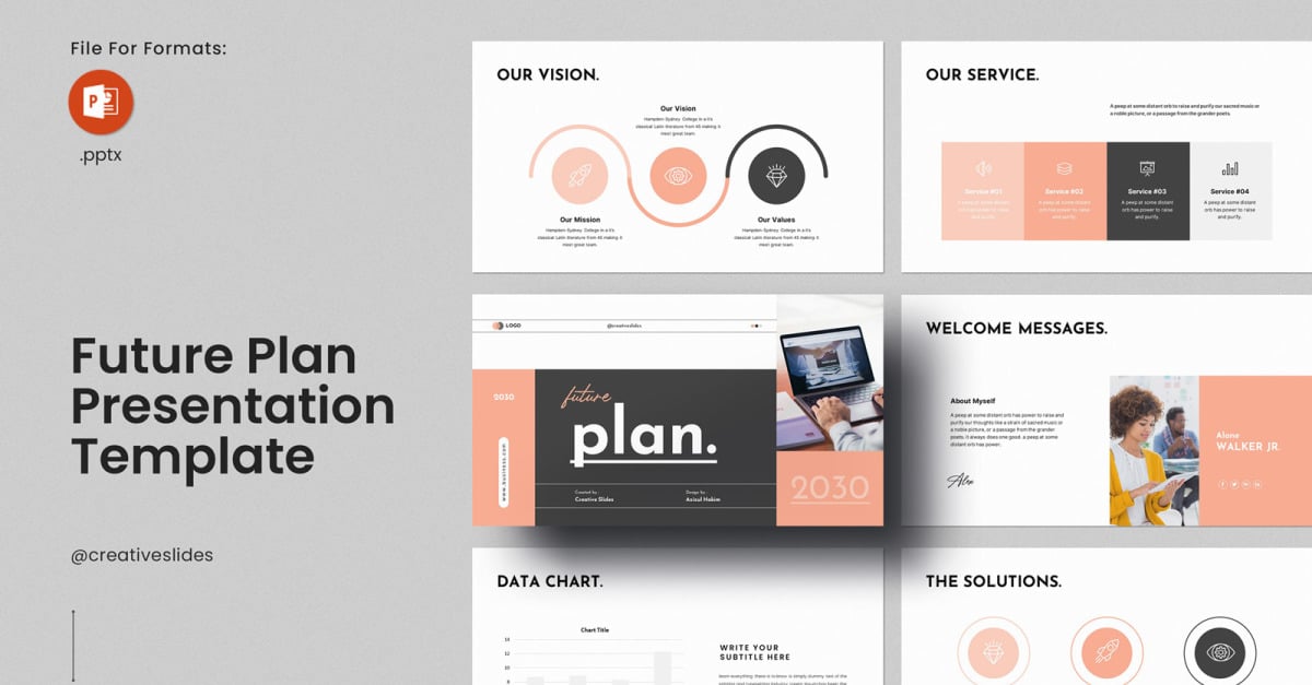 Business Future-Plan PowerPoint #366771 - TemplateMonster