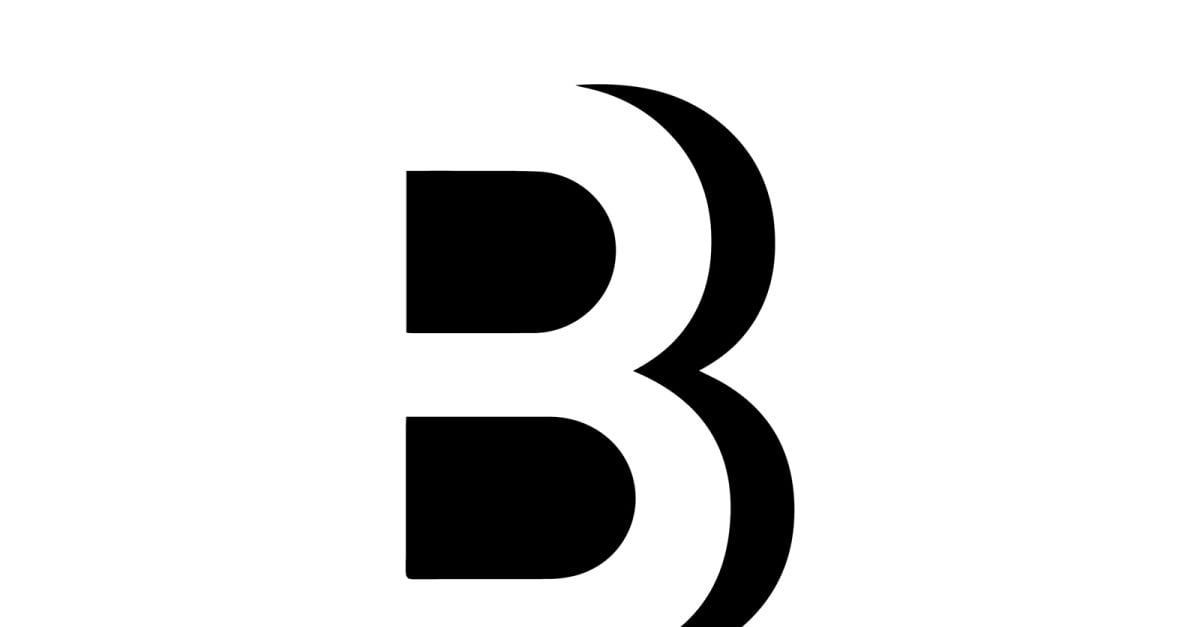 B, BB Abstract Letter For Company Logo Or Business Vector.