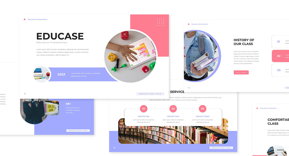 Educase - Education Powerpoint Template - TemplateMonster