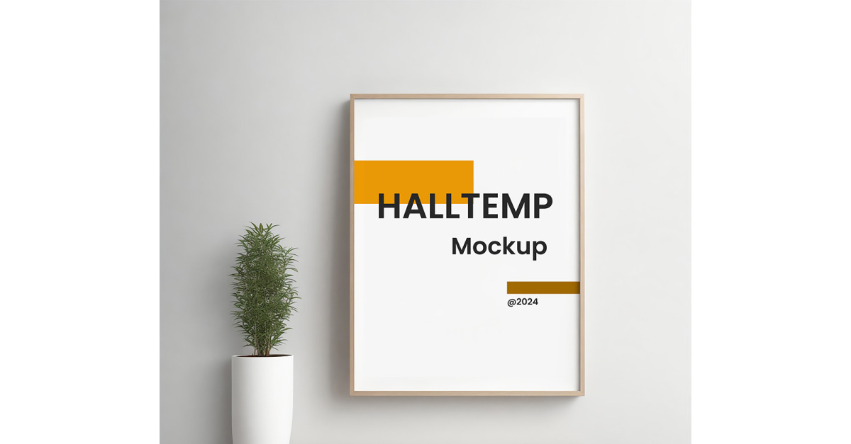 10+ Cornice per poster Mockup interni Psd - TemplateMonster