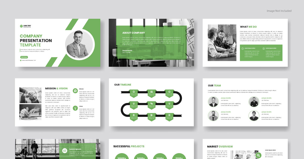 Multipurpose Business Presentation Template. Use Company Profile 