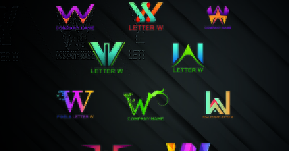 Letter W Logo Template For All Companies And Brand