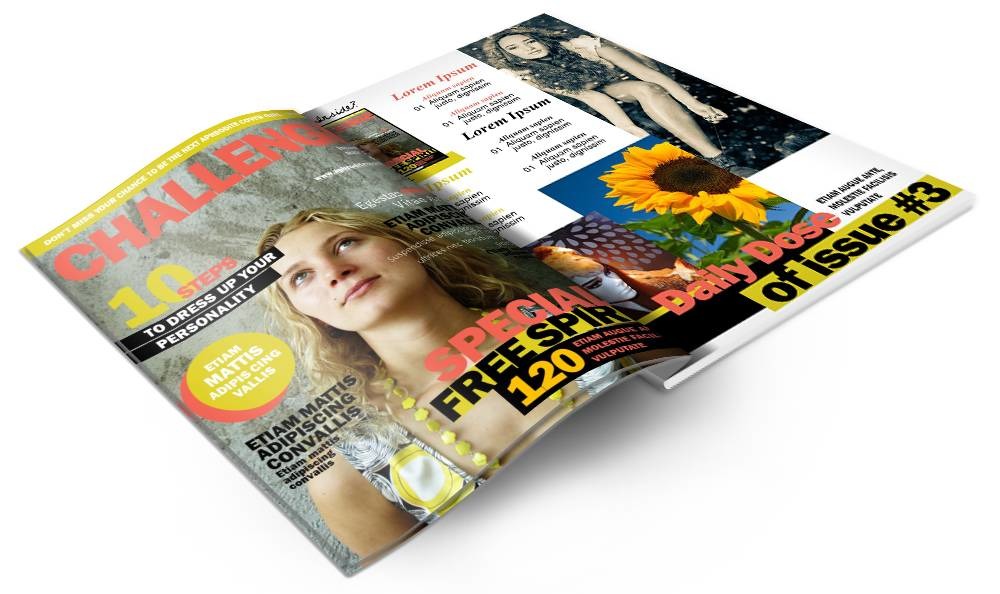 Il modello per rivista di bellezza #371778 - TemplateMonster