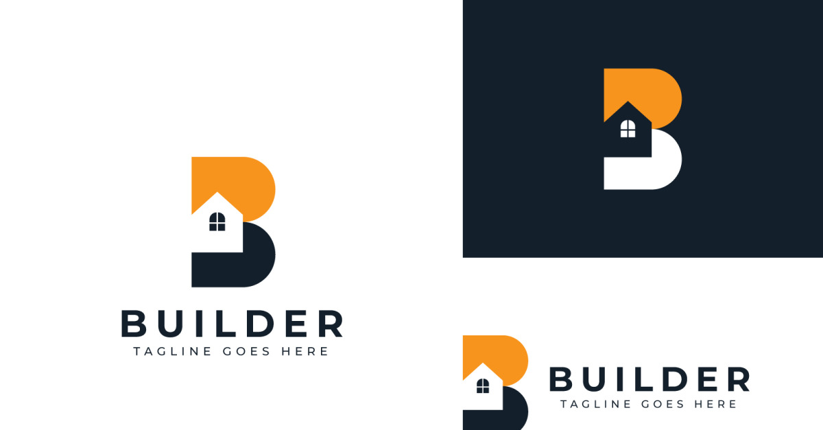 B Home Logo Design Template #375198 - TemplateMonster