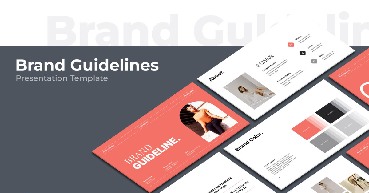 Brand Guidelines Creative PowerPoint Template