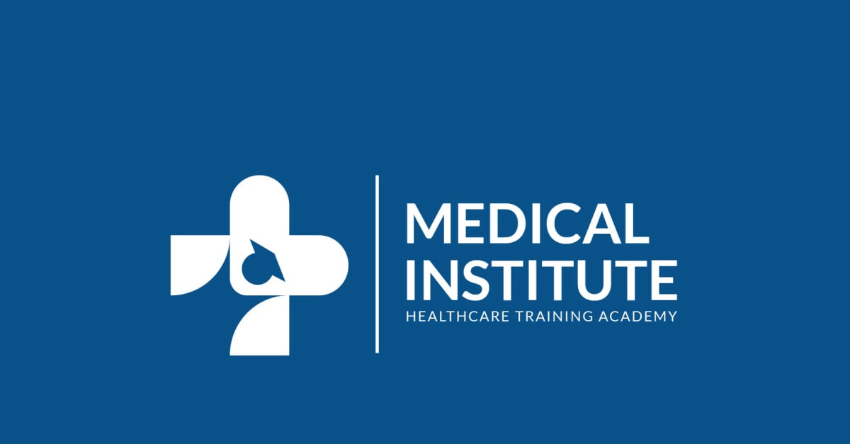 Medical institute healthcare logo design template