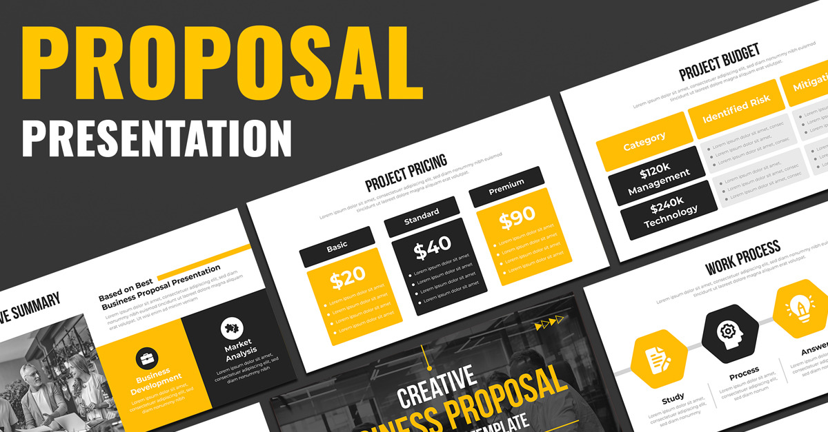 Modele Page De Garde Proposition Commerciale Immobilier Powerpoint Modèle de mise en page de présentation de proposition commerciale