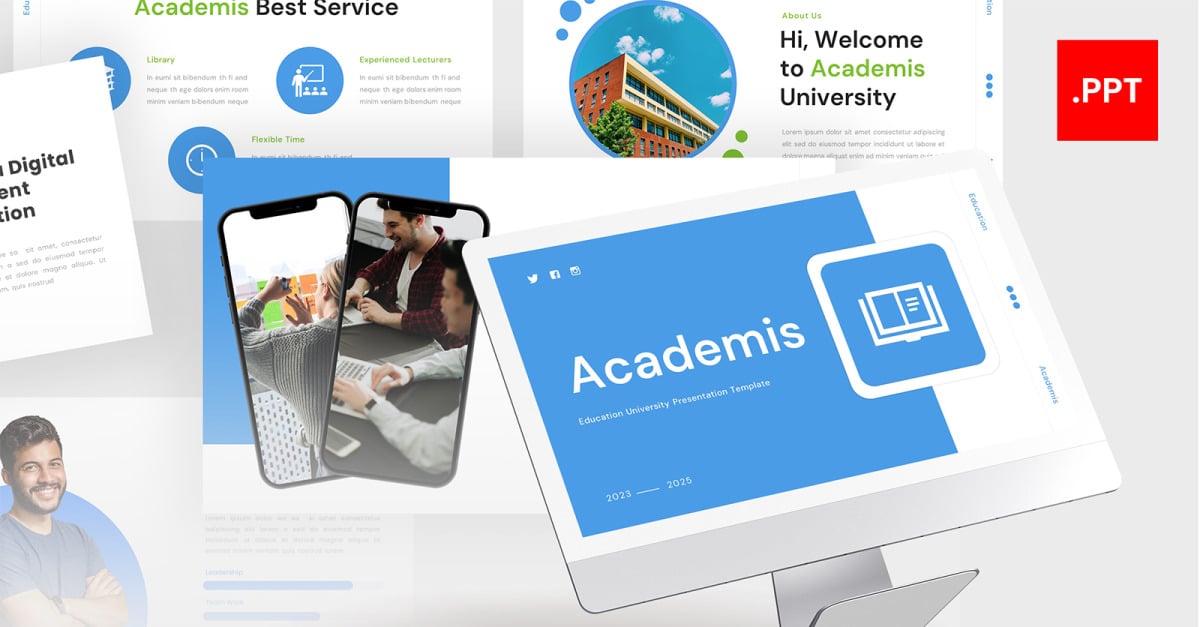 Academis - Education University PowerPoint Template