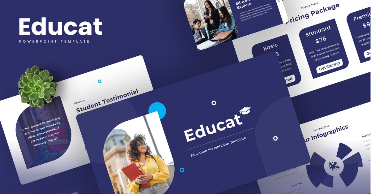 Educat – Education PowerPoint Template - TemplateMonster