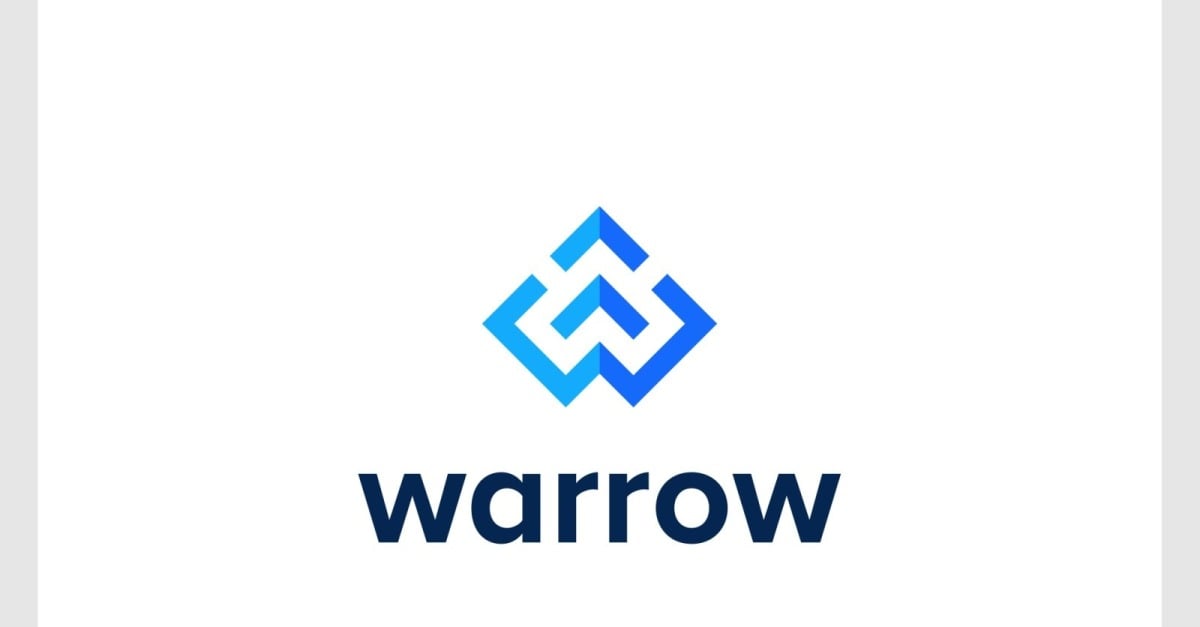 Letter W Arrow Up Modern Logo #378332 - TemplateMonster