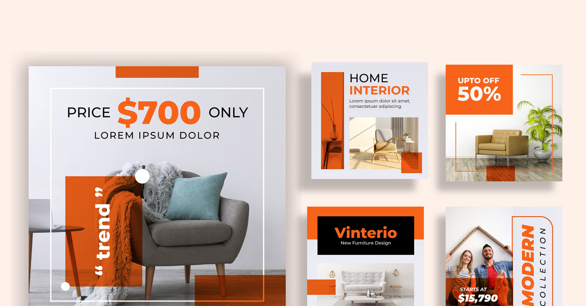 Home Interior Instagram Post #379396 - TemplateMonster