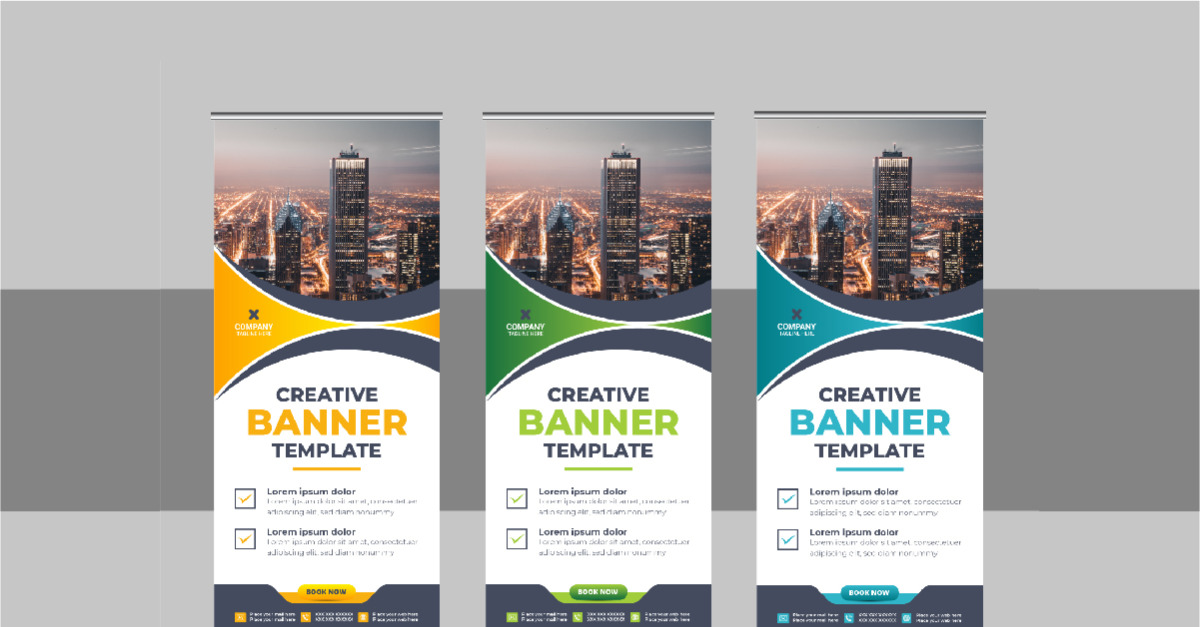 Roll Up Banner veya Şirket reklamı roll up banner tasarımı