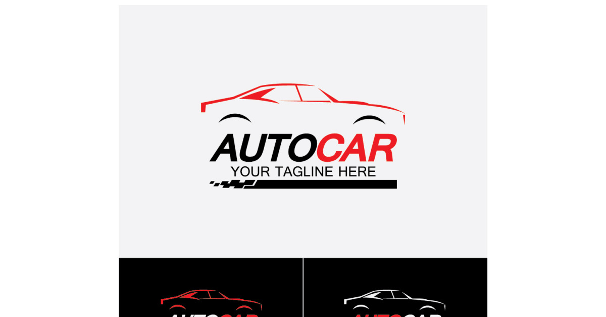 Autohändler, Automobil, Autocar-Logo-Design-Inspiration. v33