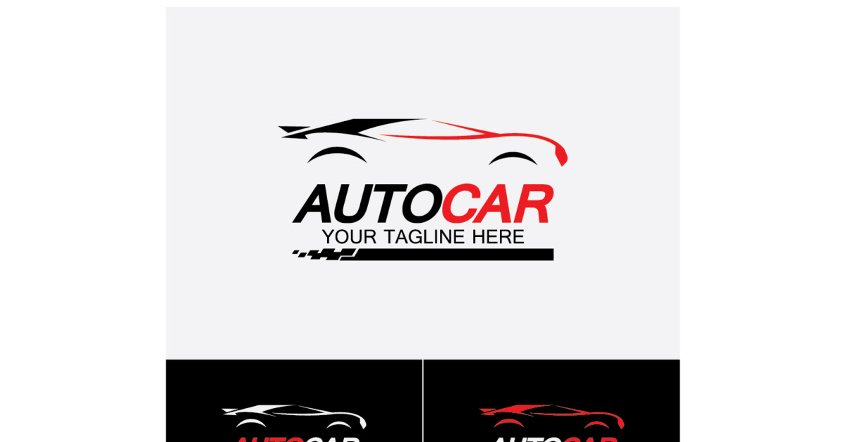 Autohändler, Automobil, Autocar-Logo-Design-Inspiration. v40