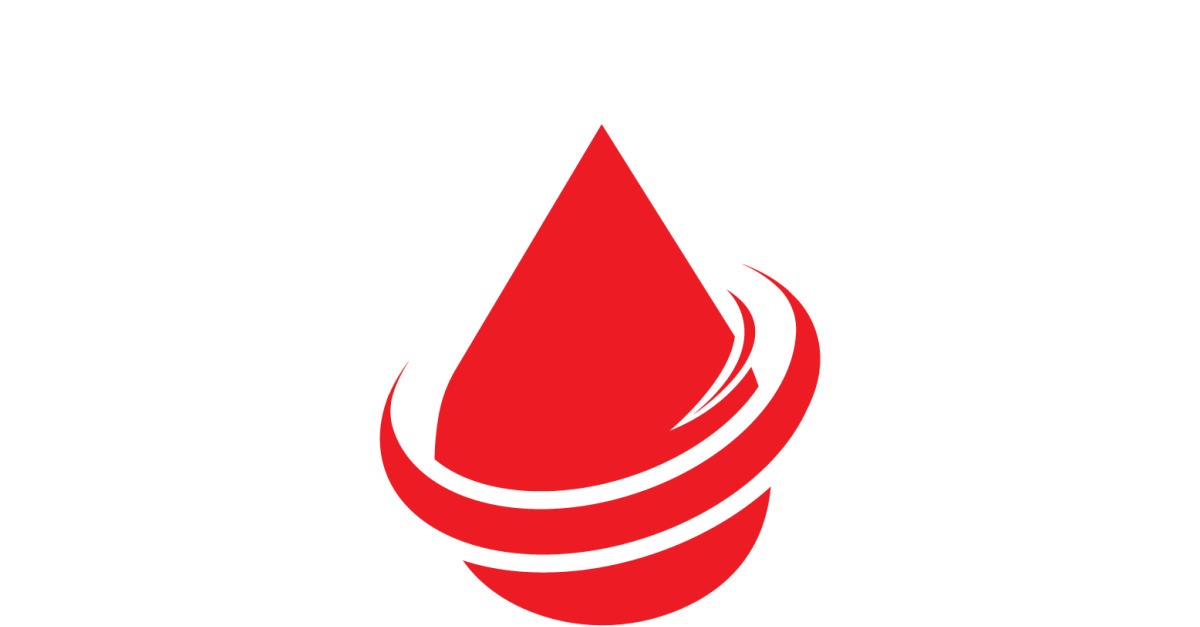 Blood drop icon logo vector element v7 - TemplateMonster