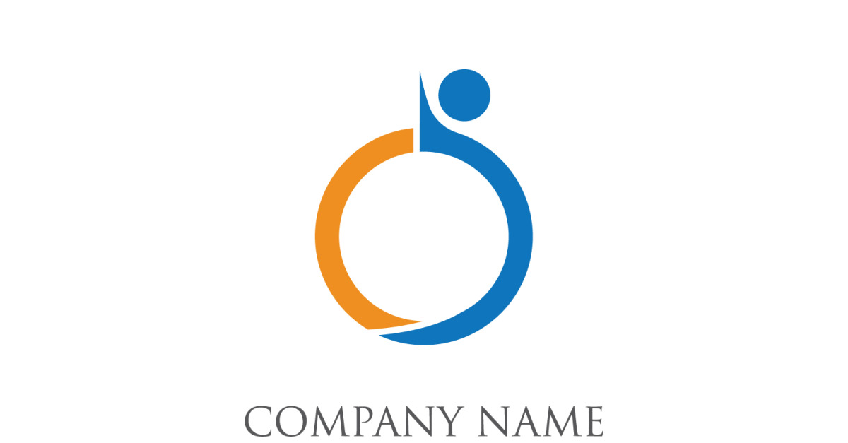Difabel logotyp ikon mall version v30 - TemplateMonster