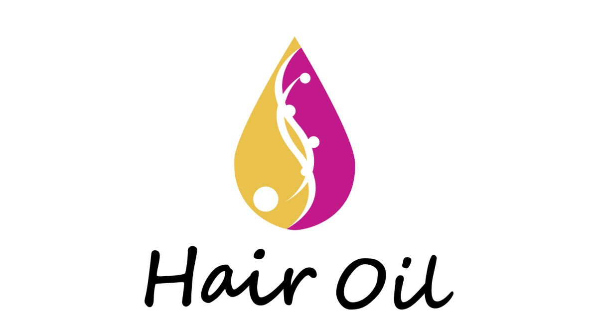 Hair oil health logo vector template v23 TemplateMonster