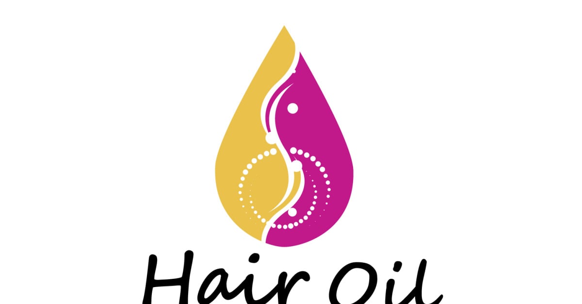 Hair Oil Health Logo Vector Template V36 Templatemonster 4394