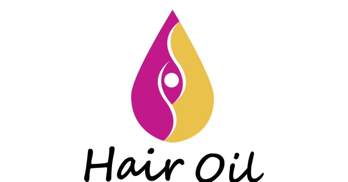 Hair Oil Health Logo Vector Template V8 Templatemonster 9651