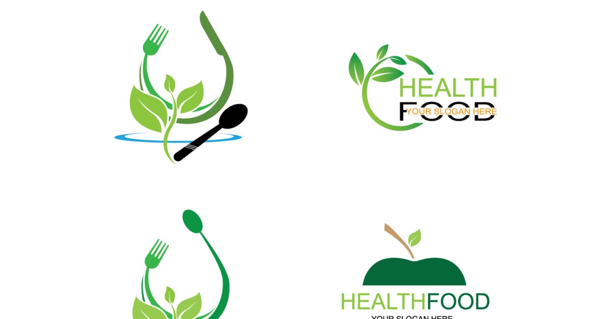 Health food logo template element v25 - TemplateMonster