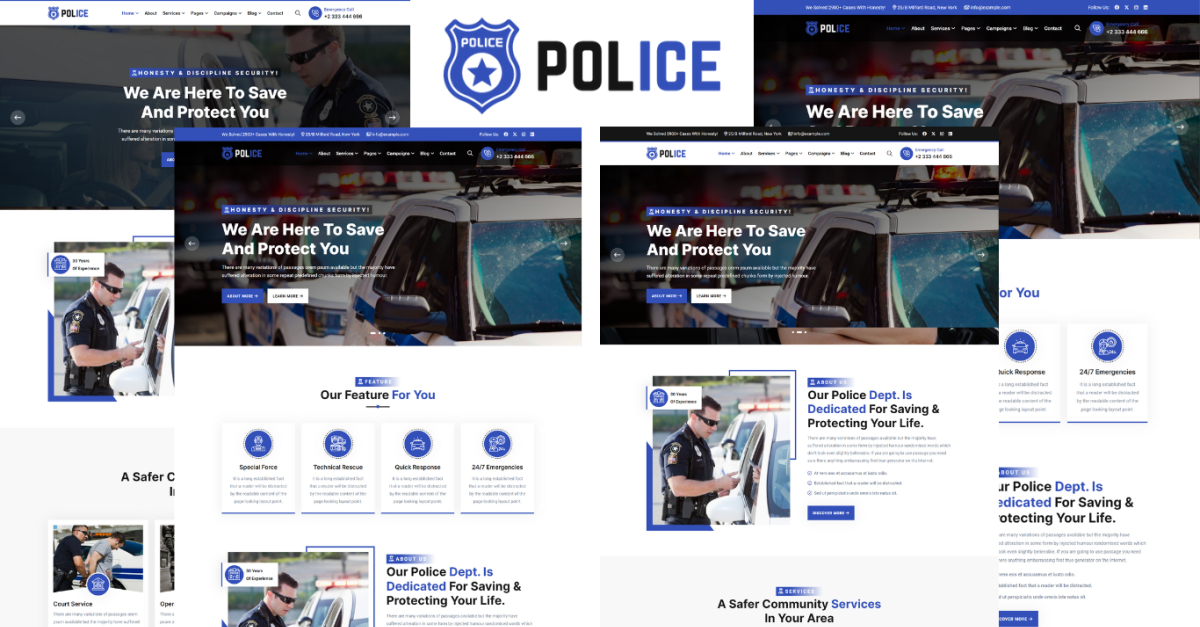 Police - Police Department HTML5 Template