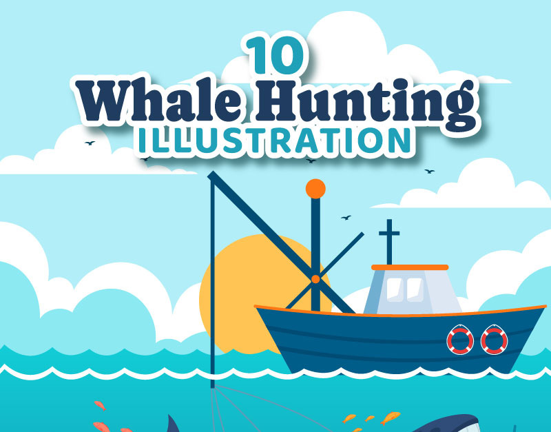 Whale Hunting Patterns 10 Whale Hunting Illustration #396748 - TemplateMonster