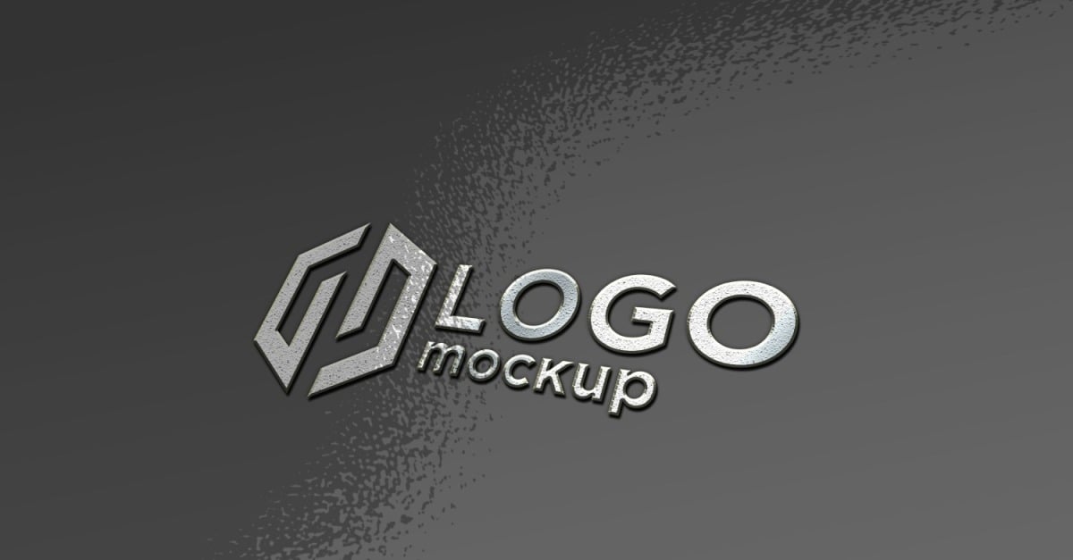 Metal Logo Mockup Template #401432 - TemplateMonster