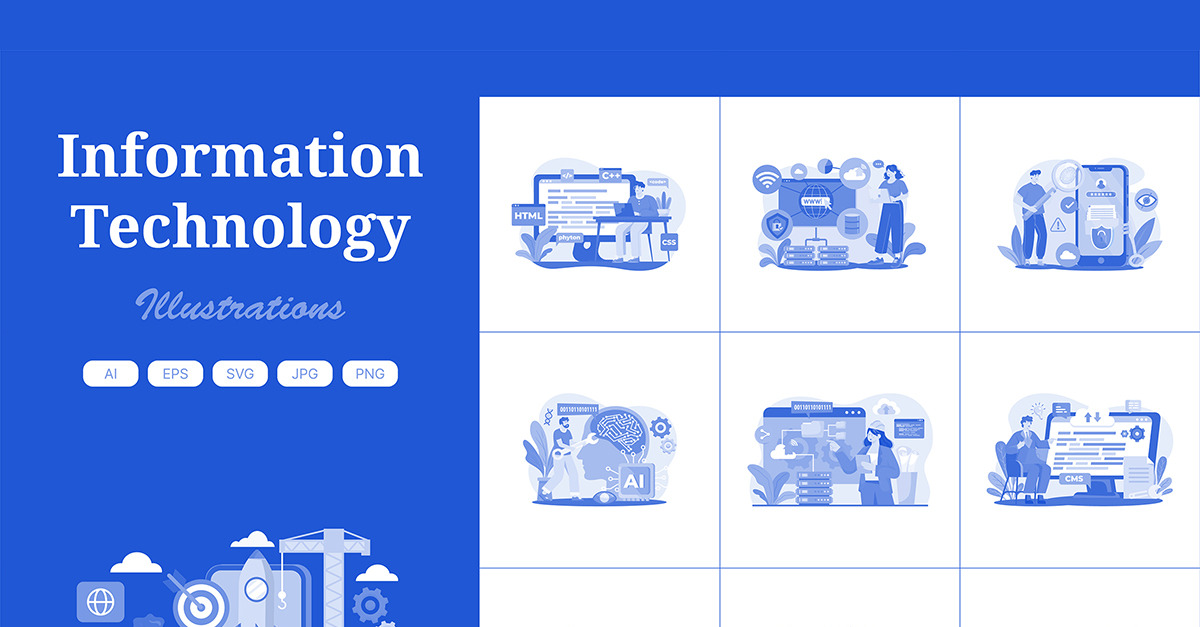 M562_ Information Technology Illustration Pack 3