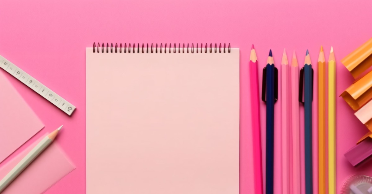 Back to School Bliss Books and Supplies Flat Lay 69