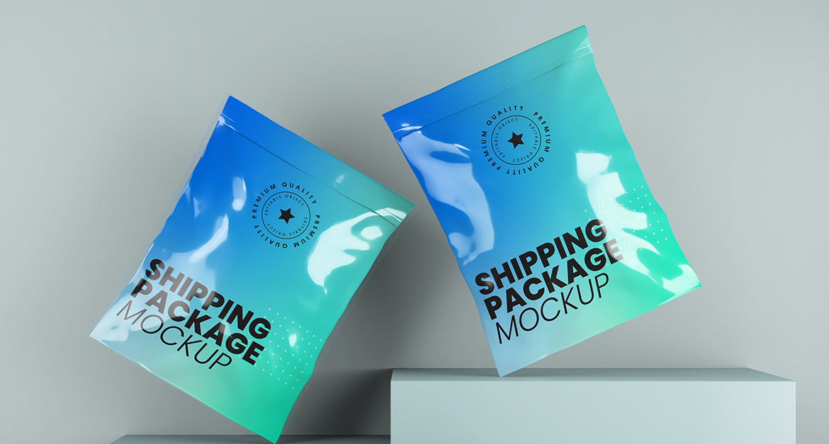Pacote de envio PSD Mockup Vol 06 #414819 - TemplateMonster