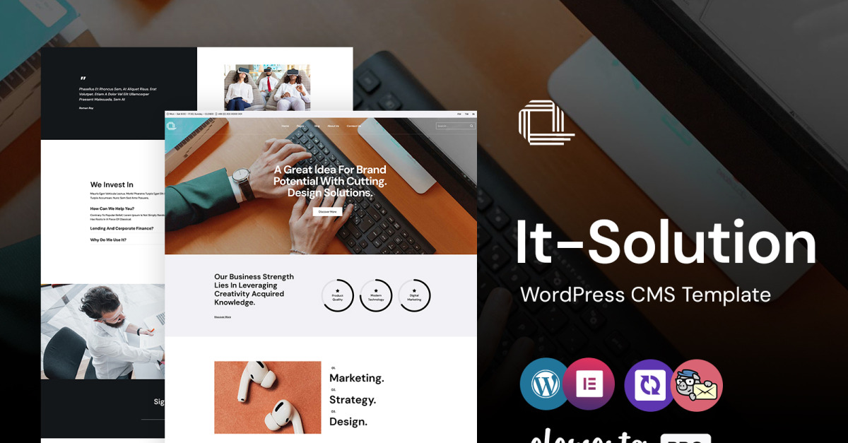 Itsoft - Free IT Services And Solutions WordPress Elementor Theme